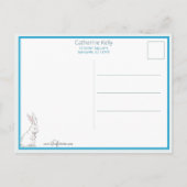 Kute  paasbundels in eieren briefkaart (Achterkant)