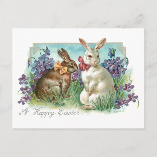 Kute  paasbundels met bogen briefkaart (Voorkant)
