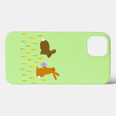 Kute paasbunnies en Daffodils Hoesje-Mate iPhone Case-Mate iPhone Case (Achterkant (horizontaal))