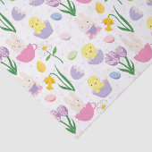 Kute Paasbunny Holiday betegelweefsel Tissuepapier (Detail)