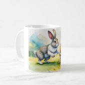 Kute  paasbunny koffiemok (Voorkant links)