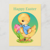 Kute  paaschick feestdagenkaart (Voorkant)
