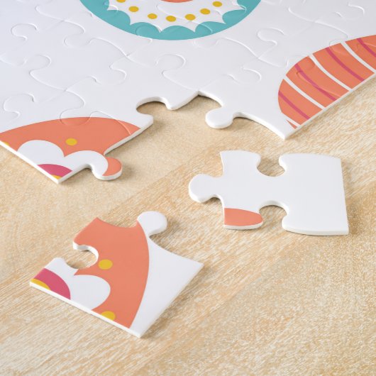 Kute paaseieren legpuzzel (Zijkant)