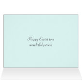 Kute paashaas en sla met bloemen (Binnen Horizontaal (Boven))