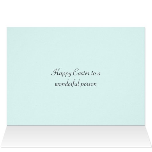 Kute paashaas en sla met bloemen (Binnen Horizontaal (Boven))