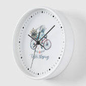 Kute paashaas op een bike (Hoek)