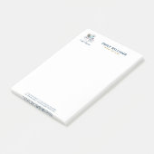 Kute paashaas op een bike post-it® notes (Schuin)