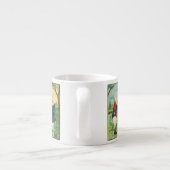 Kute paashes met grote paaseieren espresso kop (Achterkant)