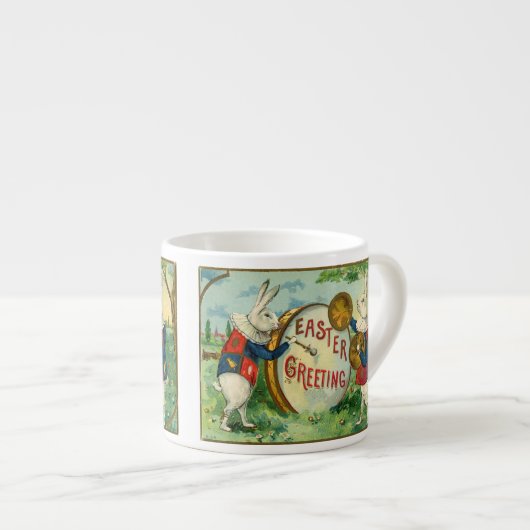 Kute paashes met grote paaseieren espresso kop (Voorkant rechts)