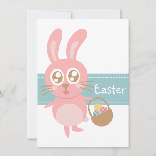 Kute paashmand van eitjes kaart (Voorkant)