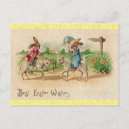 Kute  paaskonijn briefkaart