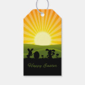 Kute paaspaaseieren cadeaulabel (Voorkant)