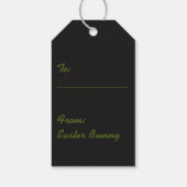 Kute paaspaaseieren cadeaulabel (Achterkant)