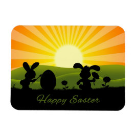 Kute paaspaaseieren magneet