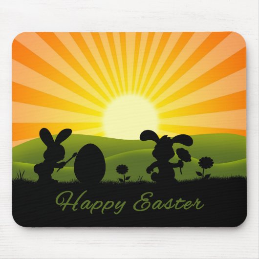 Kute paaspaaseieren muismat (Voorkant)