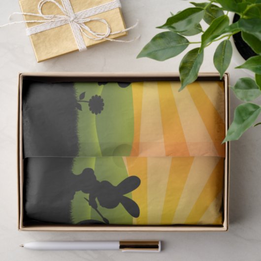 Kute paaspaaseieren tissuepapier (Geschenk)