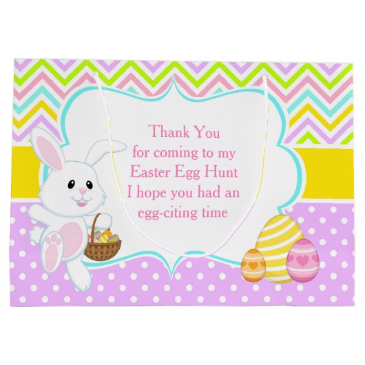 Kute paaspaastante Dank je wel Groot Cadeauzakje (Achterkant)