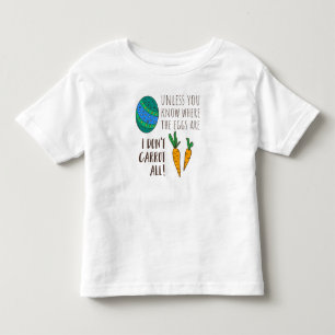Kute Paasprees Funny Quote Gezegde Doodle Cartoon Kinder Shirts