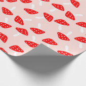 Kute paddenstoelen Verpakkingspapier Cadeaupapier (Hoek)
