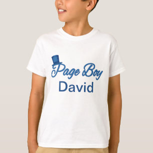Kute Page Boy T shirt om aan te passen