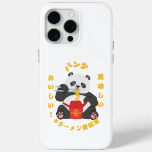 Kute panda-eetnoedels iPhone 15 pro max hoesje