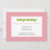 Kute Party Owl die 2 tweede verjaardag draait Kaart (Achterkant)