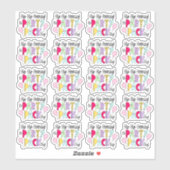Kute Party Pack Day Fun Small Business Sticker (Vel)
