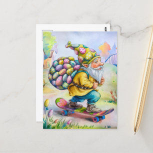 Kute Pasen Gnome Briefkaart