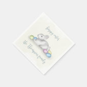 Kute pasta Happy Paast Bunny Simple Classic Servet (Hoek)