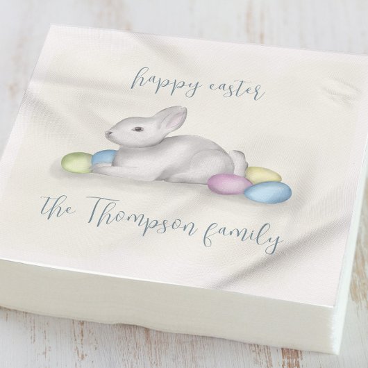 Kute pasta Happy Paast Bunny Simple Classic Servet