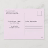 Kute pasta Paasbundel Eenvoudig klassieke kleuren Feestdagenkaart (Achterkant)