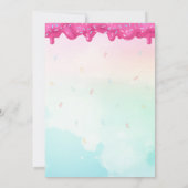 Kute pasta Snoep Birthday-Kaart Kaart (Achterkant)