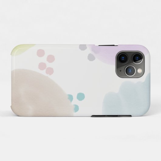 Kute Pastel Abstracte penseelstreek Case-Mate iPhone Case (Achterkant (horizontaal))