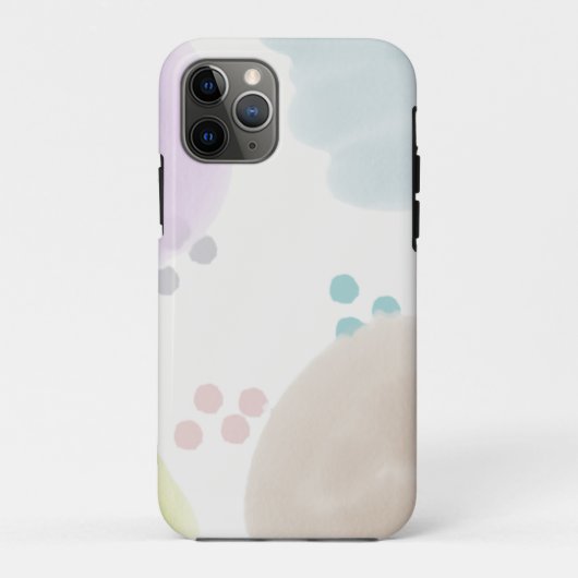 Kute Pastel Abstracte penseelstreek Case-Mate iPhone Case (Achterkant)