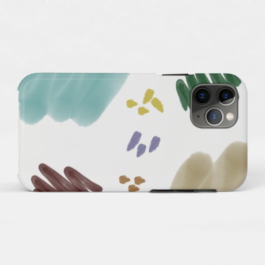 Kute Pastel Abstracte penseelstreek Case-Mate iPhone Case (Achterkant (horizontaal))