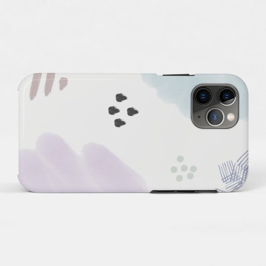 Kute Pastel Abstracte penseelstreek Case-Mate iPhone Case (Achterkant (horizontaal))