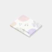 Kute Pastel Abstracte penseelstreek Post-it® Notes (Schuin)