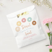 Kute Pastel Donut zonder Treat op zaterdag Bedankzakje (Gezegeld)