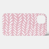 Kute pastel herringbone-patroon op roze Case-Mate iPhone case (Achterkant (horizontaal))