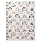 Kute pastelregenbogen notitieboek (Voorkant)