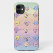 Kute pastelvogels Case-Mate iPhone case (Achterkant)