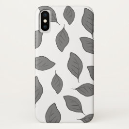 Kute patroonbladeren werpen kussen Case-Mate iPhone case