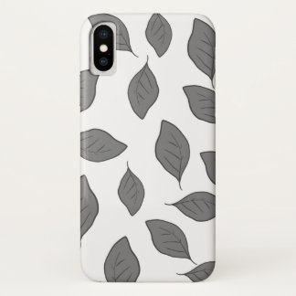 Kute patroonbladeren werpen kussen Case-Mate iPhone case