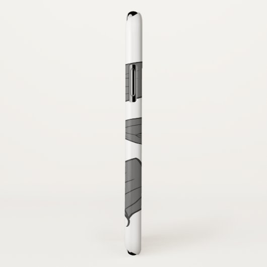 Kute patroonbladeren werpen kussen Case-Mate iPhone case (Achterkant / rechts)