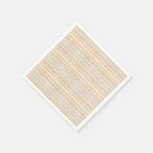 Kute Pattern Colorful Stripes Blue Oranje Servet (Hoek)