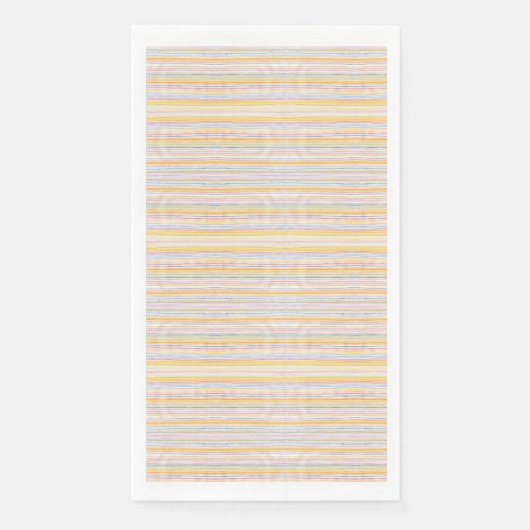 Kute Pattern Colorful Stripes Blue Servet (Voorkant)