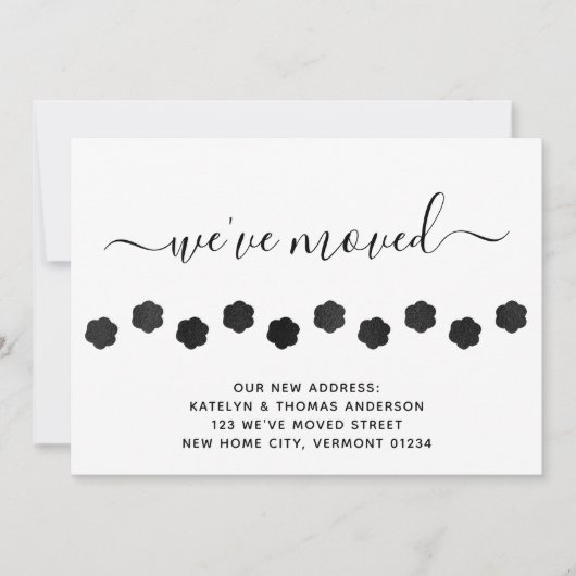 Kute Paw-afdrukken op maat gemaakt We hebben ons v Aankondiging (Voorkant)