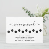 Kute Paw-afdrukken op maat gemaakt We hebben ons v Aankondiging (Staand voorkant)