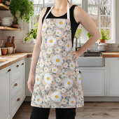 Kute peach en White Floral Daisy Schort