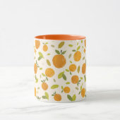 Kute peach Fruit Patroon Mok (Midden)